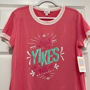 LuLaRoe Liv tee. NWT size L.